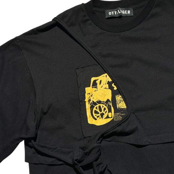 Wrap layered t shirt - Picture 2 of 4